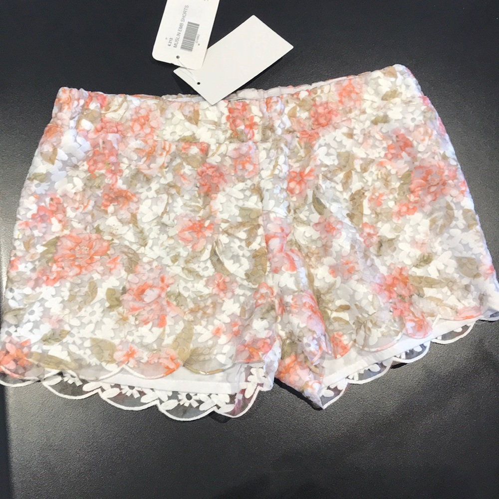 Girls Mayoral Muslin Shorts